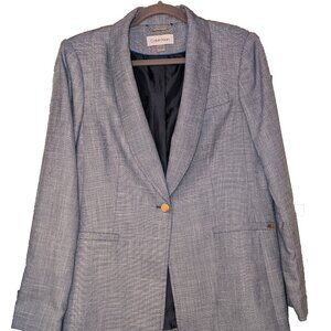 Calvin Klein Gray Modern Suit Blazer(size14) and Pants (size 16) set